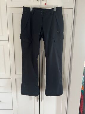 Ripzone Men's Black Cargo Snow Pants